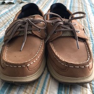 Sperry Top-Sider Lanyard Toddler Boy Shoes•Tan 12M